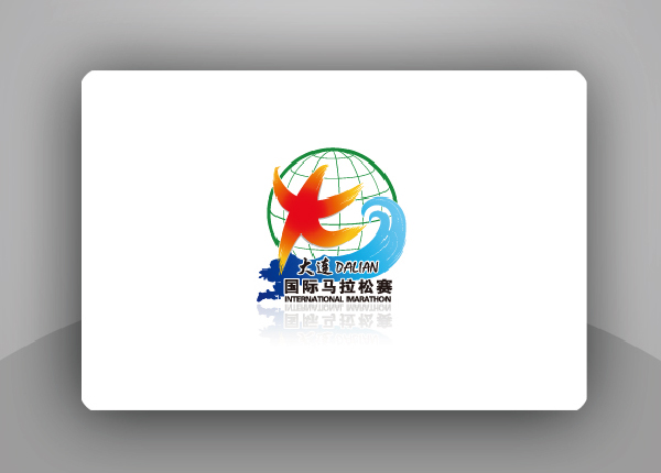 大連馬拉松logo